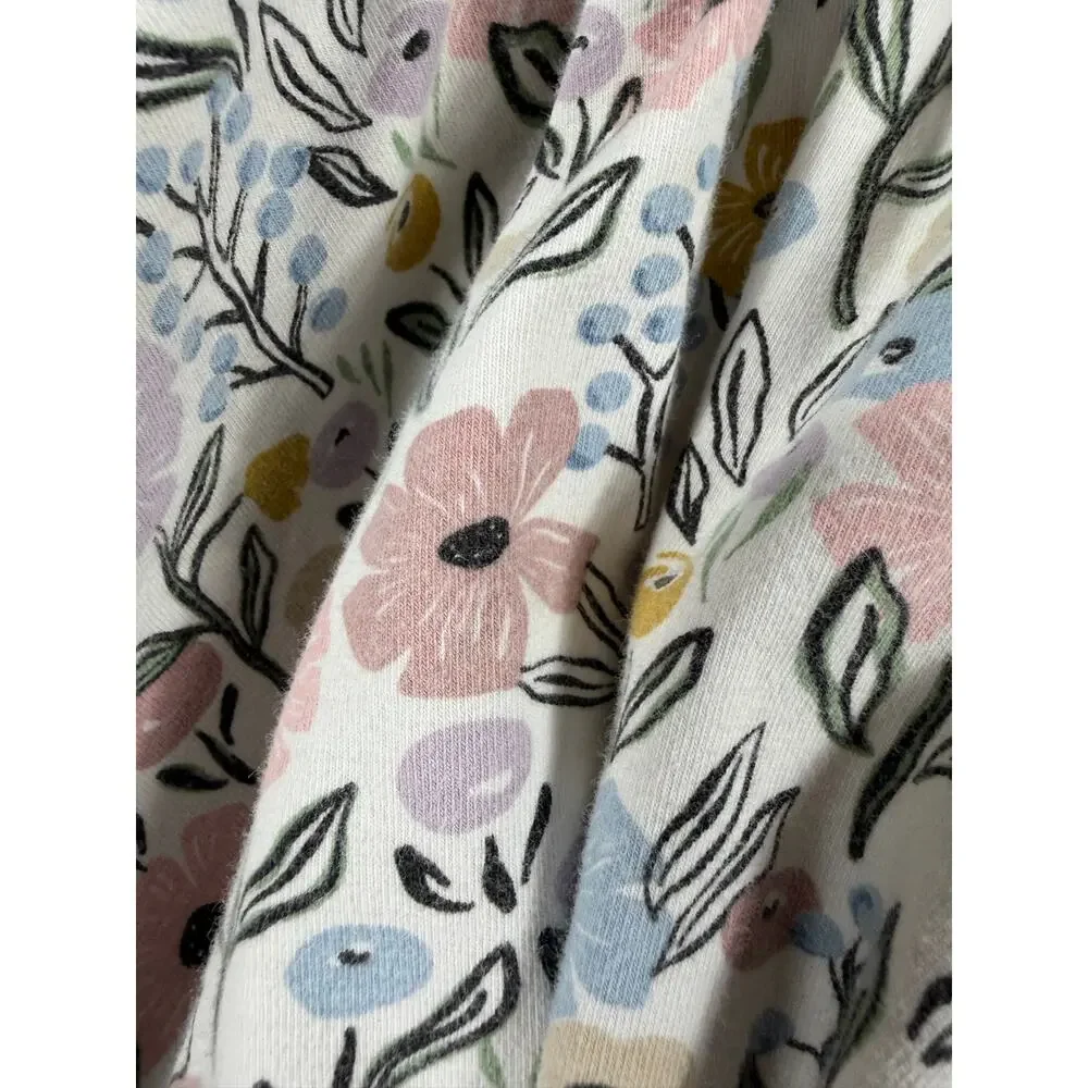 Remie Girl Floral Blossom Short Sleeve Twirl Dress Size 4